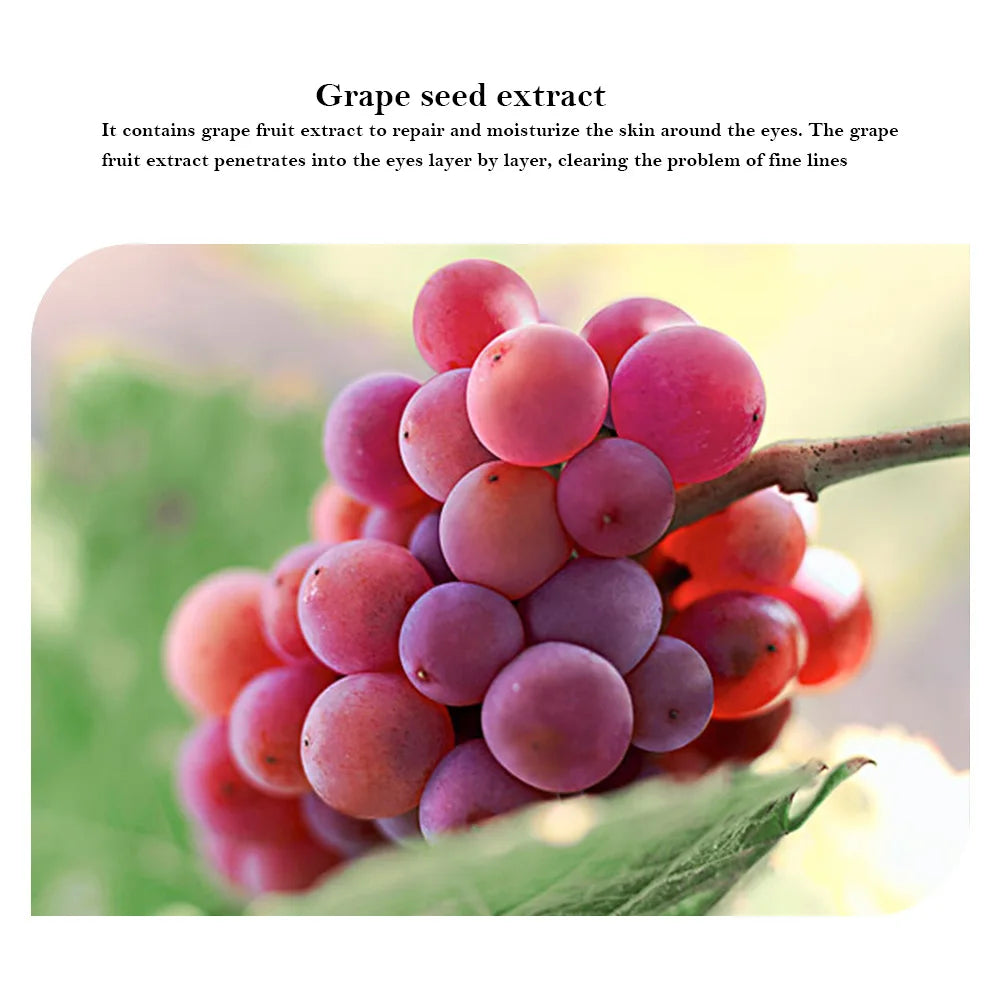 60Pcs Grape Seed Collagen Eye Mask – Moisturizing ,  Remove Dark Circler,, Puffiness, & Fine Lines