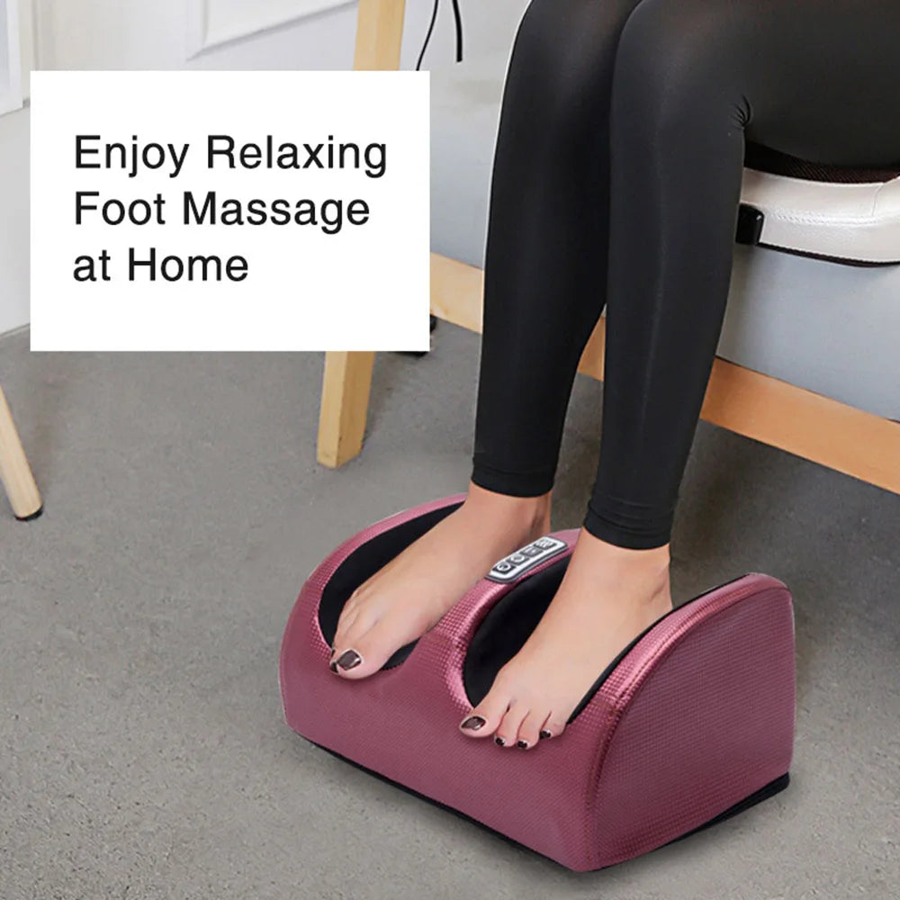 🌟 Ultimate Electric Foot Massager – Hot Compression & Shiatsu Kneading for Total Relaxation!