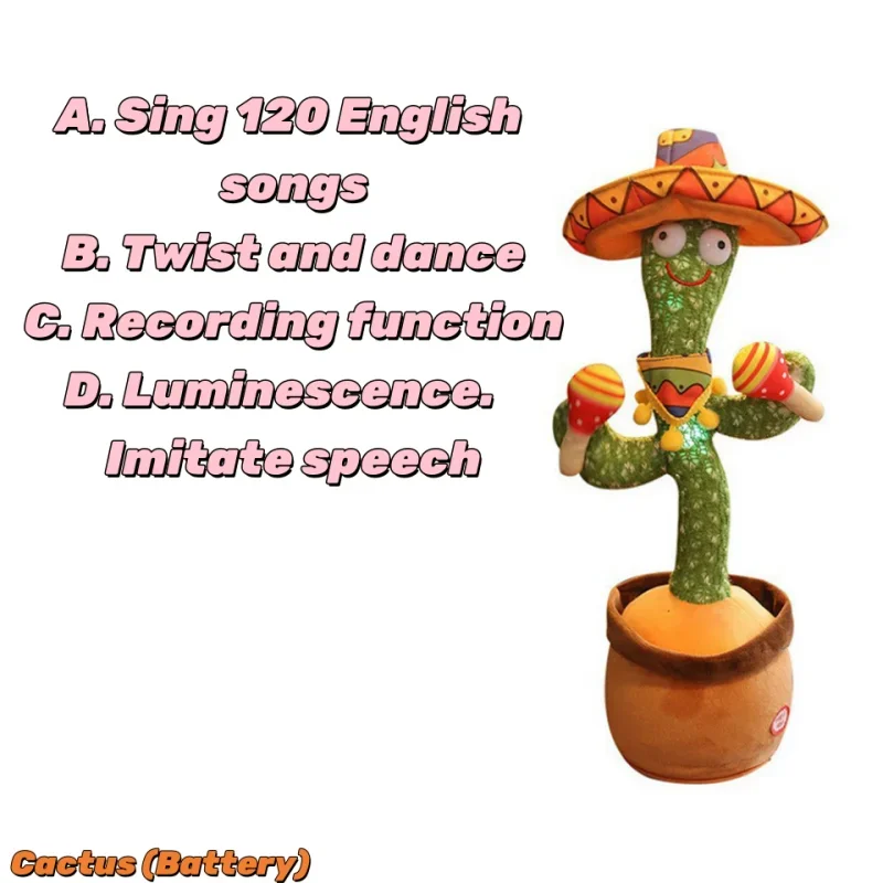 Dancing Talking Cactus Toy