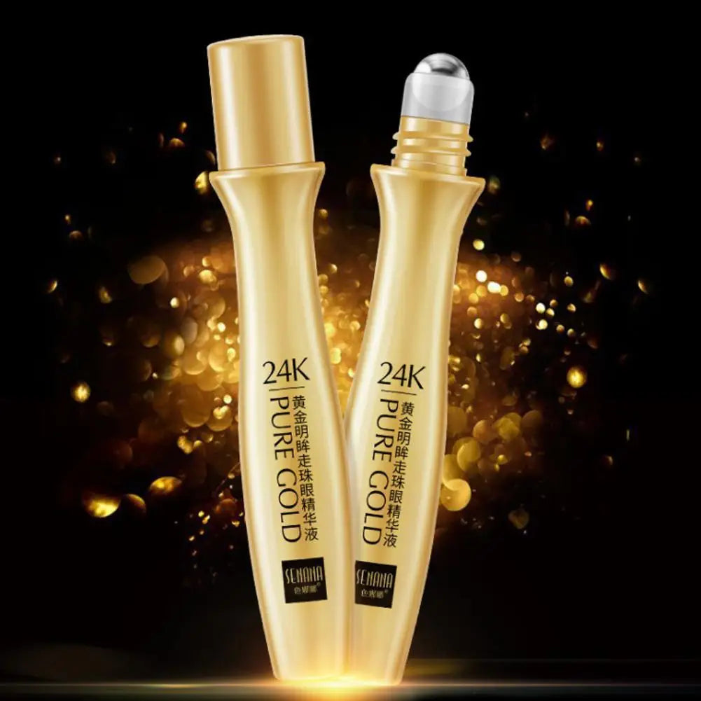 24K Gold Eye Roller Cream – Hydrating & Dark Circle Removal Eye Cream