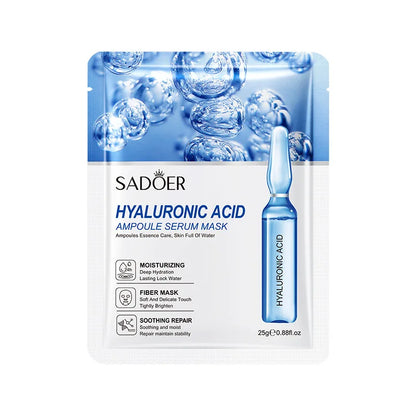 10pcs SAODER Hyaluronic Acid Facial Mask