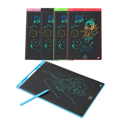 Kids LCD Drawing Tablet – 6.5/8.5/10/12 Inch Rechargeable Erasable Board with Stylus