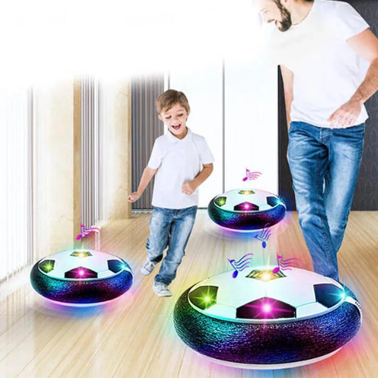 LED Hover Soccer Ball Toy With Music  – Indoor Outdoor Floating Football Game for Children