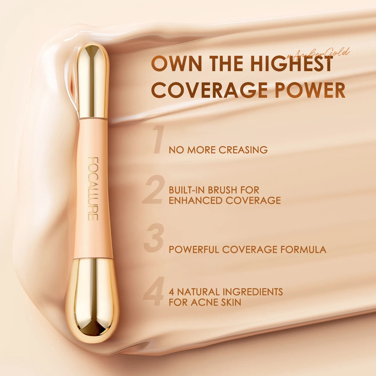 FOCALLURE Full Coverage Concealer – Your Secret to Perfect Skin!