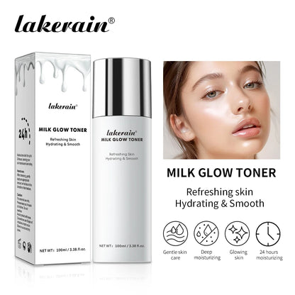 🥛 Milk Glow Toner – Deep Hydration & Brightening for Radiant Skin! ✨