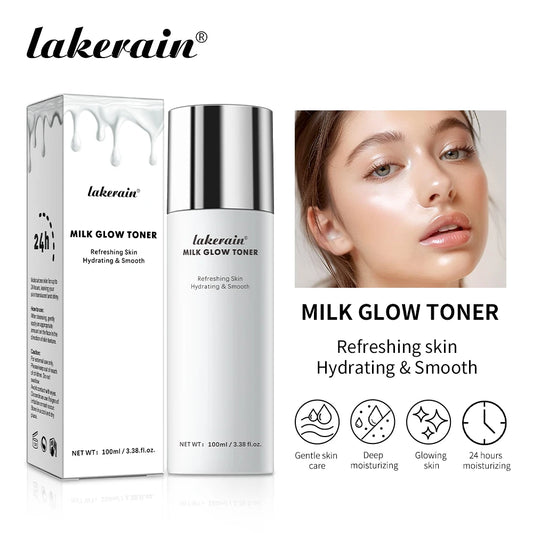 🥛 Milk Glow Toner – Deep Hydration & Brightening for Radiant Skin! ✨