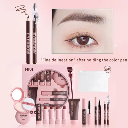 Makeup Gift Box – Stunning Powder & Lipstick Set in a Beautiful Gift Box