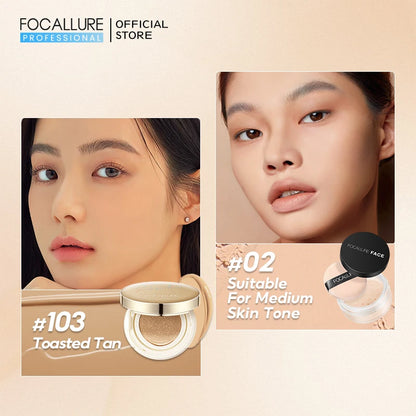 FOCALLURE Air Cushion Poreless BB Cream  Foundation