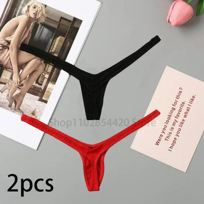 2/4PCS Set Deep V Thong – Sexy & Breathable Mini Bikini Panty for Women