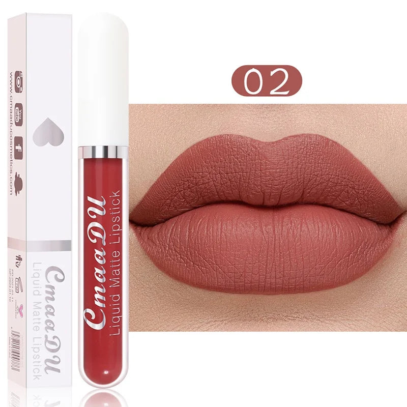 💋 Cmaa Du Matte Liquid Lipstick – No Smudge, No Fade!