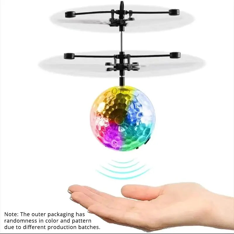 Magic Flying Ball Toy - Infrared Induction RC Helicopter Drone Colorful Glowing Toys Gift For Kids