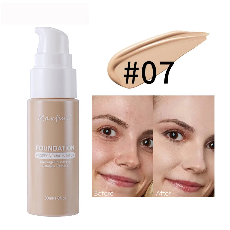 MAXFINE Liquid Foundation Effective Concealer