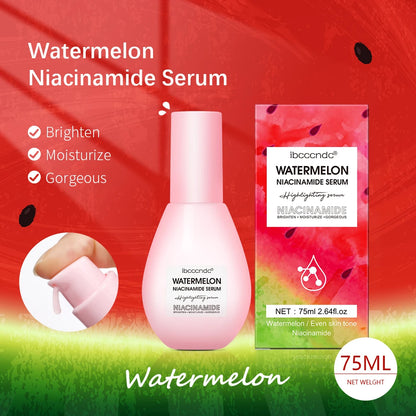 🍉 Watermelon Niacinamide Serum  – – Brighten, Hydrate & Prime Your Skin!