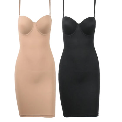 Slimming Full-Length Shapewear Slip – Seamless Body Shaper for a Smooth Look