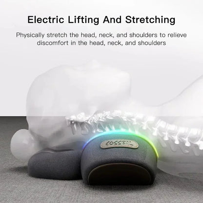 Electric Neck Massager Pillow – Hot Compress & Traction for Pain Relief