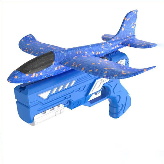 Foam Airplane Launcher Toy - Fun Outdoor Flying Toy for Boys & Girls