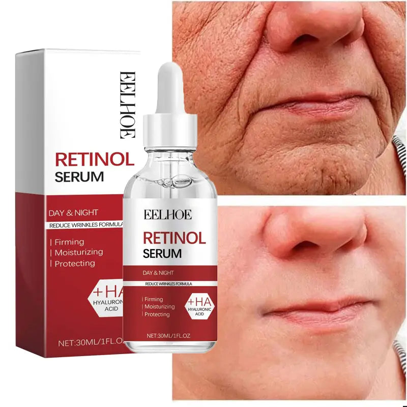 Retinol Anti-Aging Serum,  Eye Stick &  Wrinkle Repair Face Set  for a Youthful Look