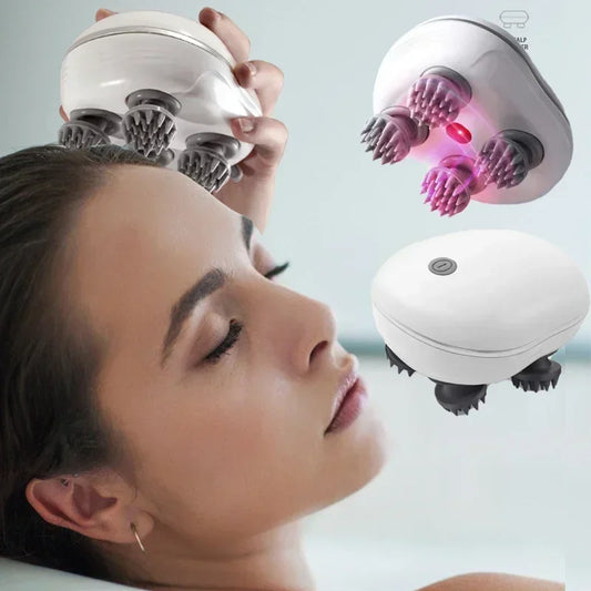 💆‍♀️ Electric Head  Scalp Body Massager – Relax Anytime, Anywhere!