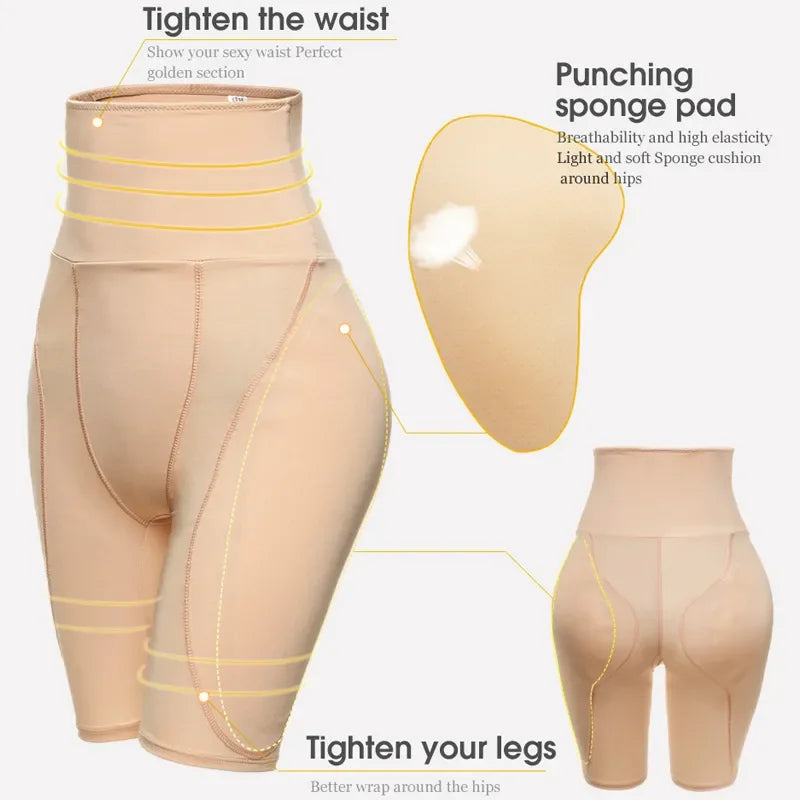 CurvyBoost Hip Shapewear – Padded Butt Lifter & Body Shaper