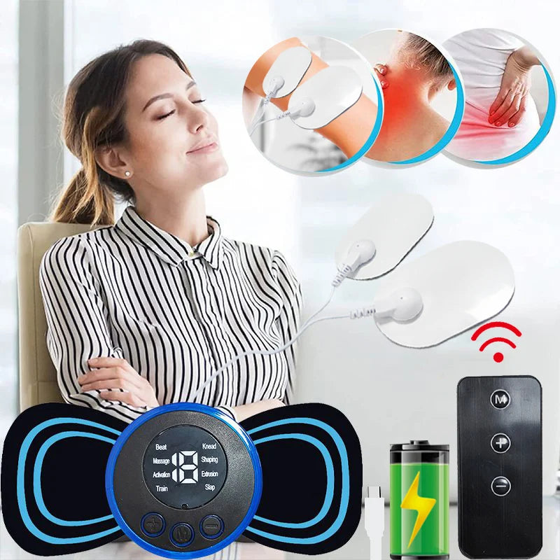 🌟 Portable Mini Neck & Shoulder Massager – Smart Relief Anytime, Anywhere!