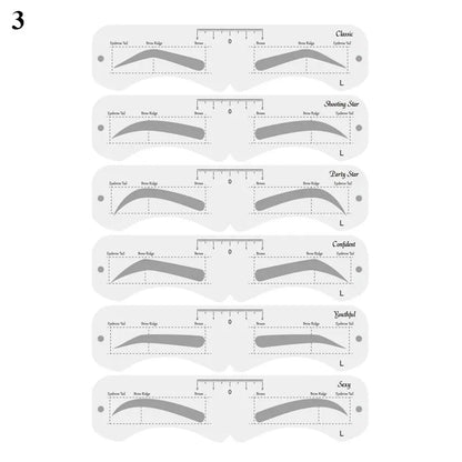 Reusable Eyebrow Stencil Set – Perfect Brow Shaping Made Easy!