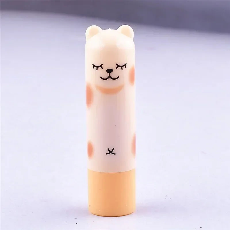 Cute Smile Face Moisturizing Lip Balm –Colorless, Hydrating & Fruity Lip Gloss for Daily Use