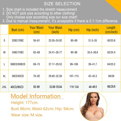Slimming Full-Length Shapewear Slip – Seamless Body Shaper for a Smooth Look