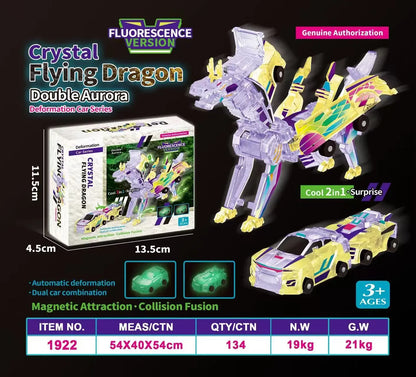 Collision Transforming Dinosaur Car Toy