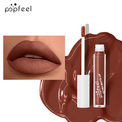 💋 POPFEEL Ultra Matte Lip Gloss – Long-Lasting, Non-Stick Formula!