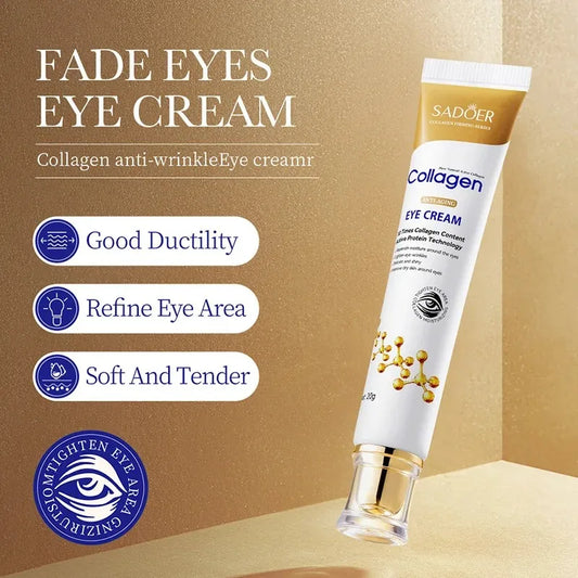 SADOER Collagen Eye Cream – Anti-Dark Circles & Eye Bag Removal