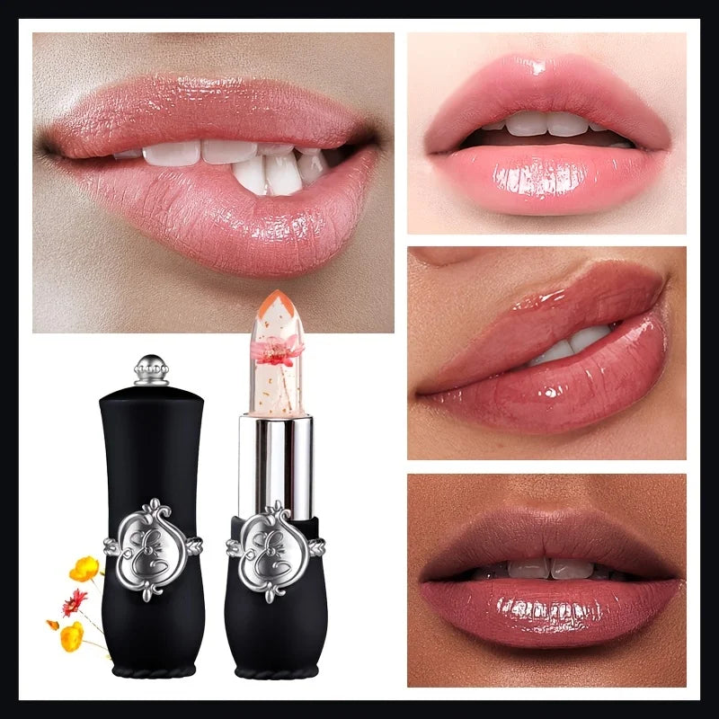 🌷 Temperature-Sensitive Jelly Lipstick – Natural Hue Change & Deep Moisturizing Care