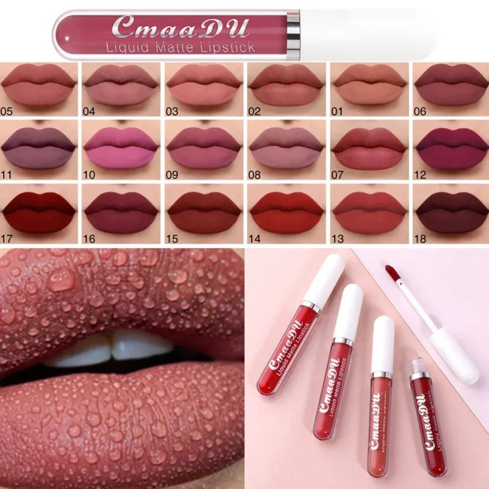 💋 Cmaa Du Matte Liquid Lipstick – No Smudge, No Fade!