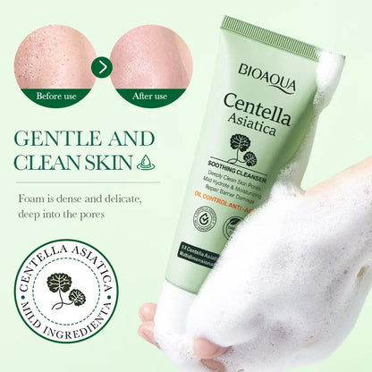 BIOAQUA Centella Asiatica Face Cleanser – Deep Cleansing & Oil Control