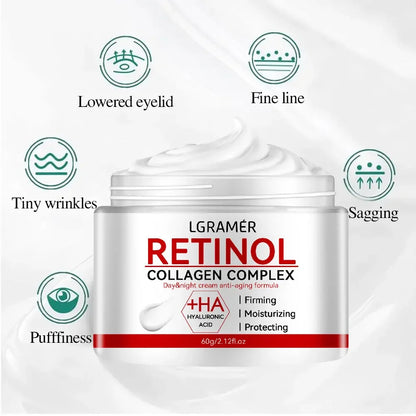 Anti-Aging Face Moisturizer Cream  With Retinol, Collagen  & Hyaluronic Acid