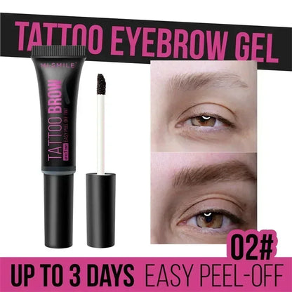 Peel-Off Eyebrow Tattoo Gel – Sweatproof & Smudge-Proof Brow Tint