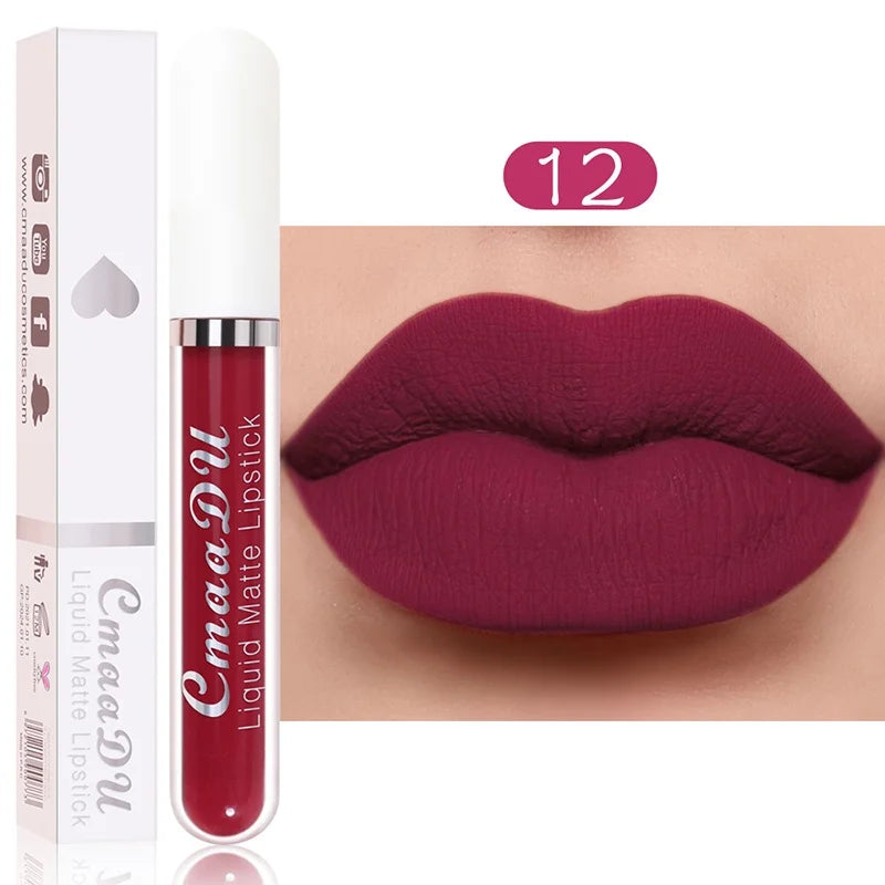 💋 Cmaa Du Matte Liquid Lipstick – No Smudge, No Fade!