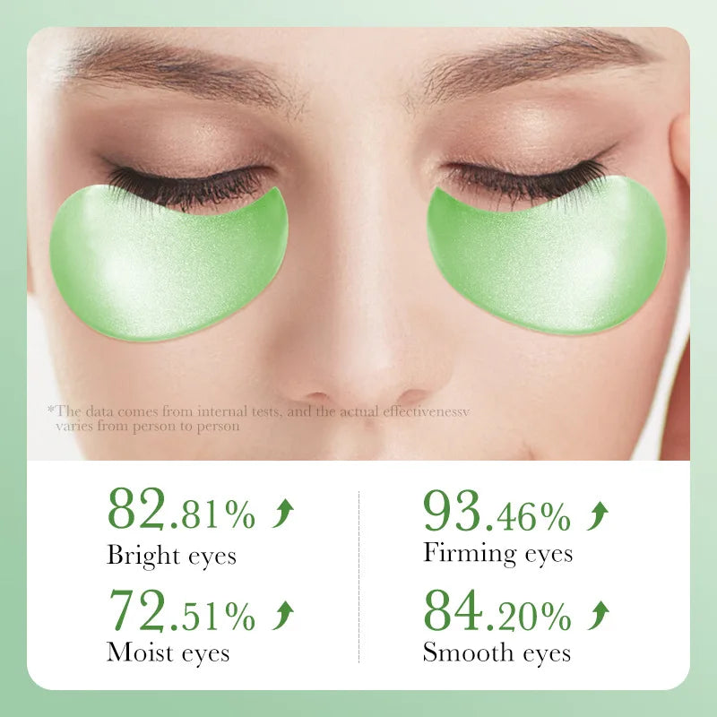 60pcs Aloe Vera Collagen Eye Mask – Hydrating ,Anti-Puffiness Remove   Dark Circle & Eye Bag