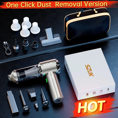 Powerful Cordless Mini Car Vacuum Cleaner 985000PA   – Ultra-Strong Suction Lightweight Cleaner for Car & Home