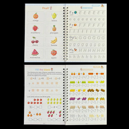 Sank Magic Practice Copybook – Reusable English Handwriting Book for Kids