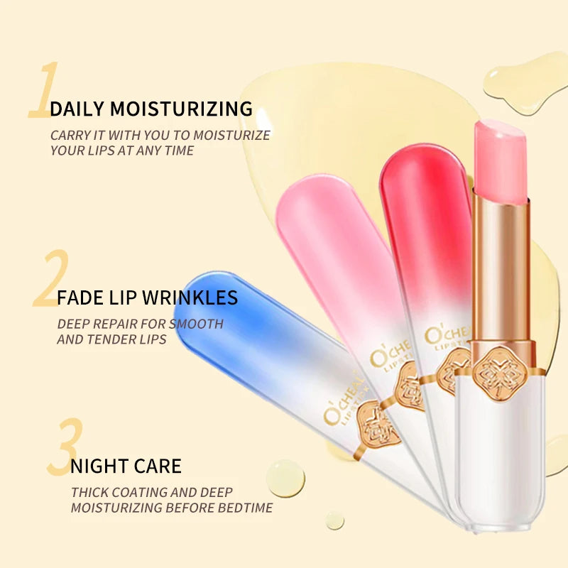 O'CHEAL Fruity Magic Lip Balm – Temperature Changing & Moisturizing