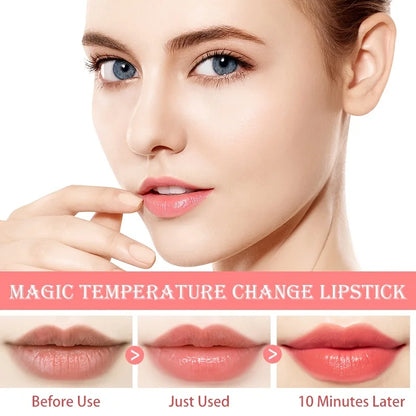 🌷 Temperature-Sensitive Jelly Lipstick – Natural Hue Change & Deep Moisturizing Care