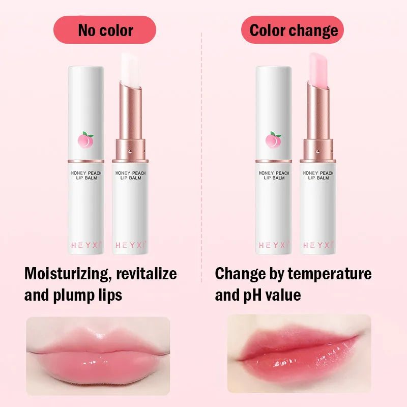 Honey Peach Lip Balm –  Hydrating & Plumping Lip Care