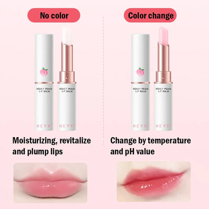 Honey Peach Lip Balm –  Hydrating & Plumping Lip Care