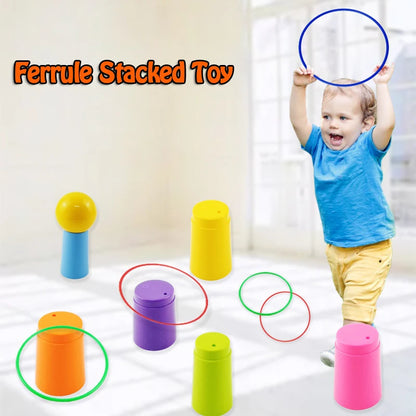 Throw Ring Stack Game – Fun Indoor & Outdoor Toy for Kids and Parents