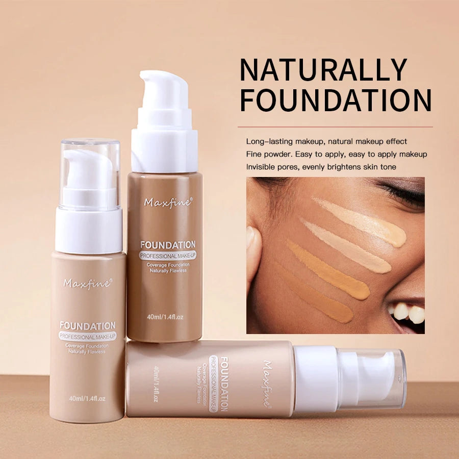 MAXFINE Liquid Foundation Effective Concealer