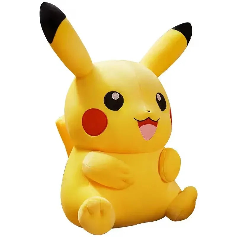 Kawaii Pikachu Plush Doll – Large Anime Pokémon Stuffed Toy for Room Décor & Gifts