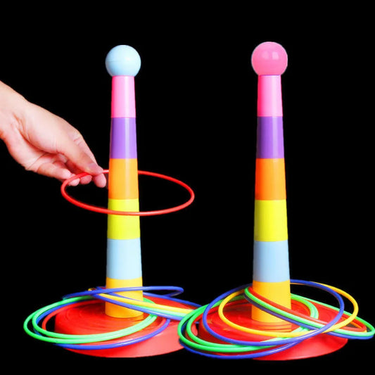 Throw Ring Stack Game – Fun Indoor & Outdoor Toy for Kids and Parents