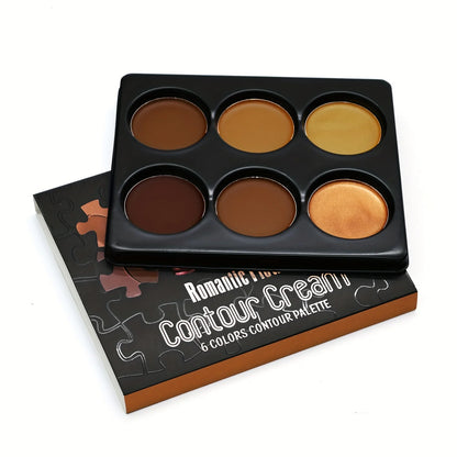 6-color Contour Cream Palette  Concealer