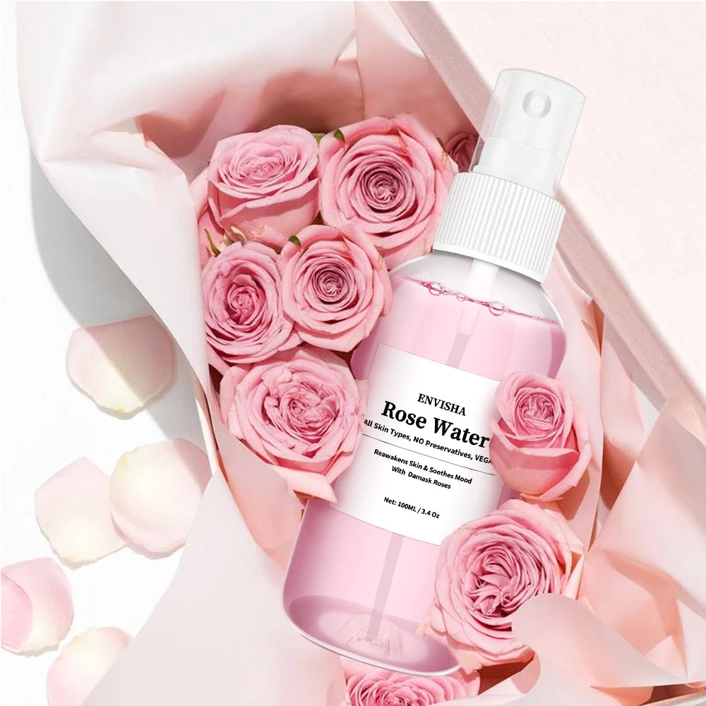 🌹 Organic Rose Water Toner – Hydrate, Refresh & Revitalize Your Skin!