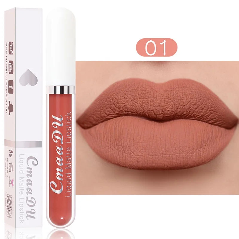 💋 Cmaa Du Matte Liquid Lipstick – No Smudge, No Fade!